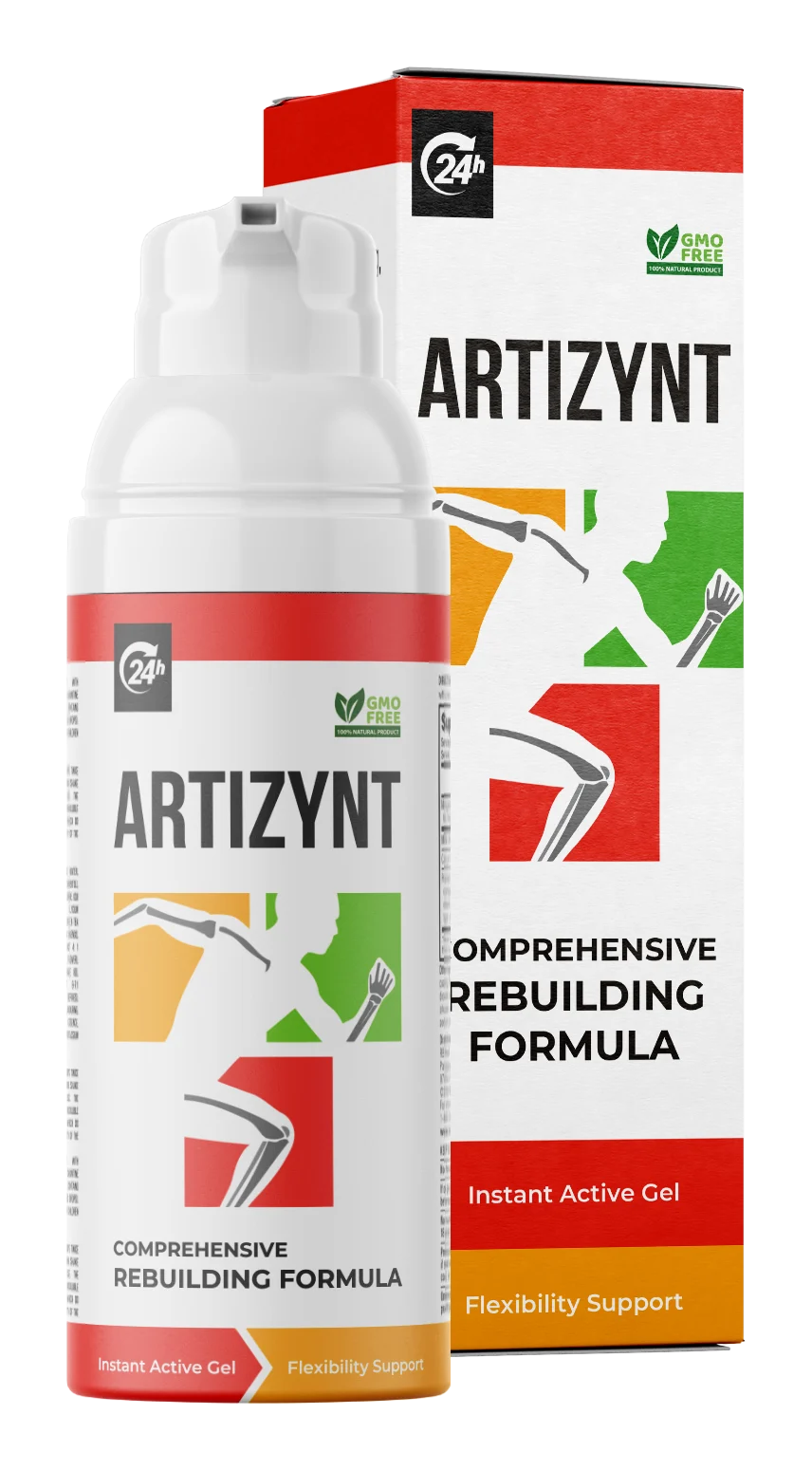 ArtiZynt Gel — massage gel in a pump bottle with carton